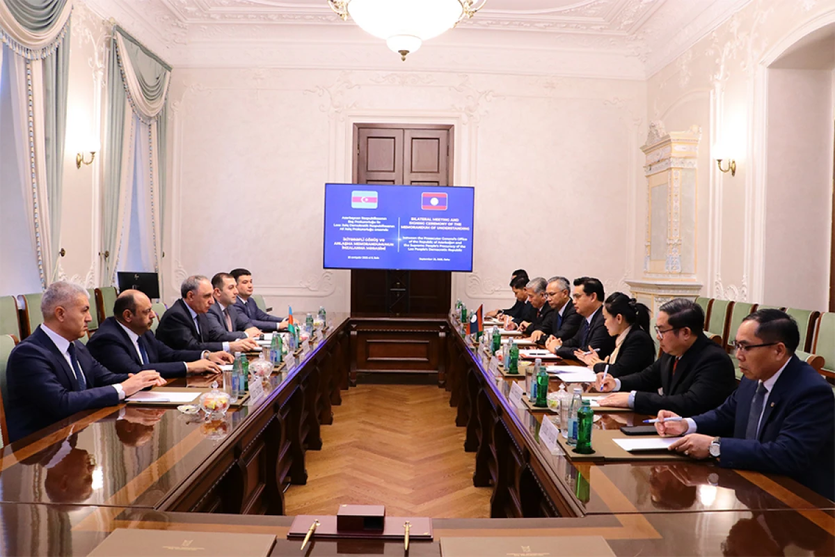 Azərbaycan və Laos Baş prokurorluqları arasında Memorandum imzalandı