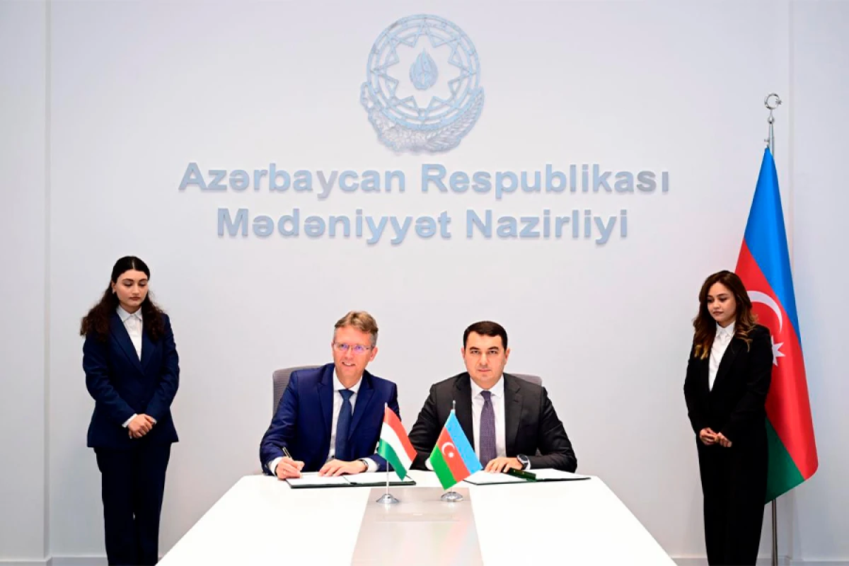 Azərbaycan ilə Macarıstan arasında mədəni əməkdaşlığa dair proqram imzalandı