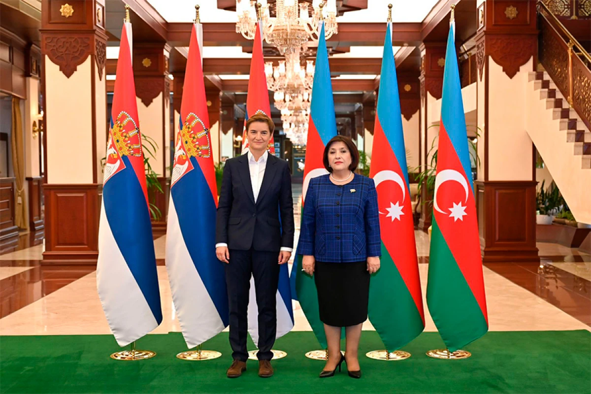 Sahibə Qafarova Ana Brnabiç ilə görüşdü