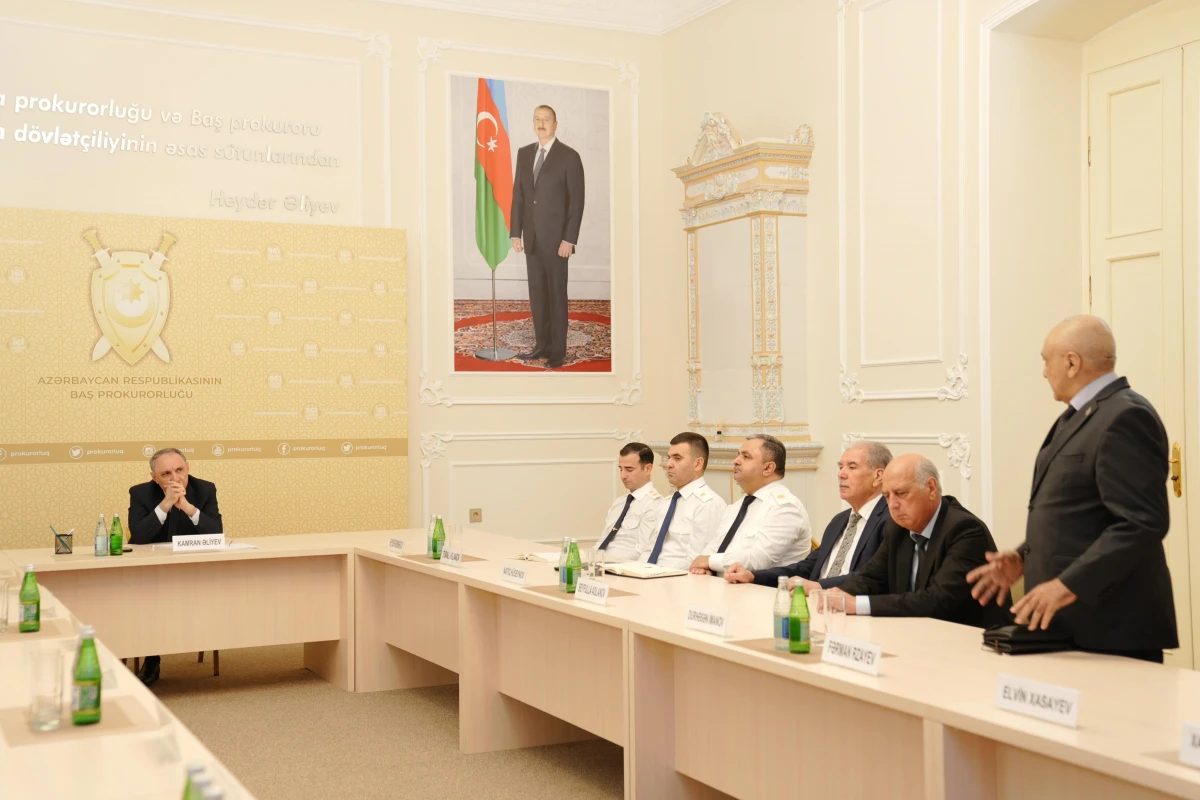 Baş Prokurorluqda şəhid ailələri, veteranlar və vətən müharibəsində iştirak edən işçilər ilə görüş keçirildi — 1
