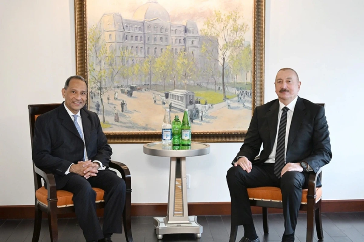 Prezident Nyu-Yorkda ABŞ Ticarət Palatasının baş vitse-prezidenti ilə görüşdü- YENİLƏNDİ