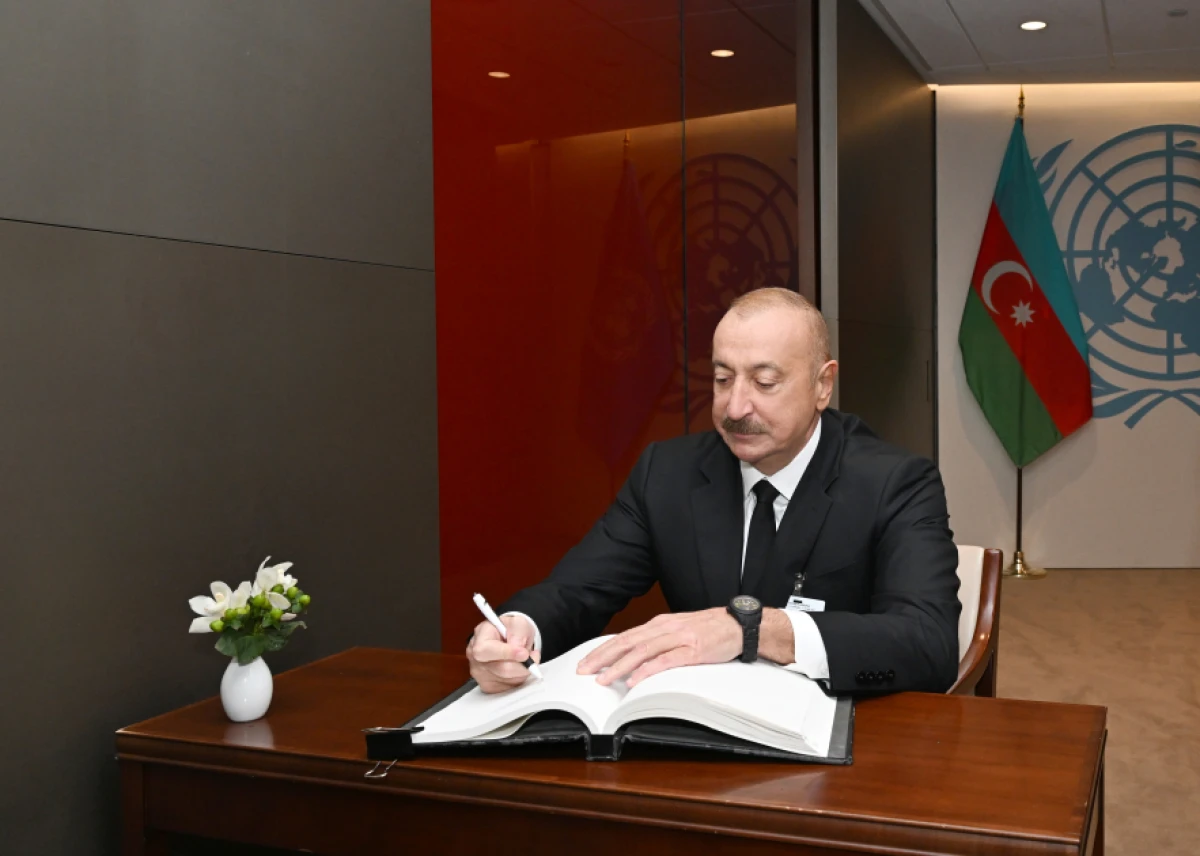 Prezident BMT-nin Baş katibi Antonio Quterreş ilə görüşdü- YENİLƏNDİ — 3