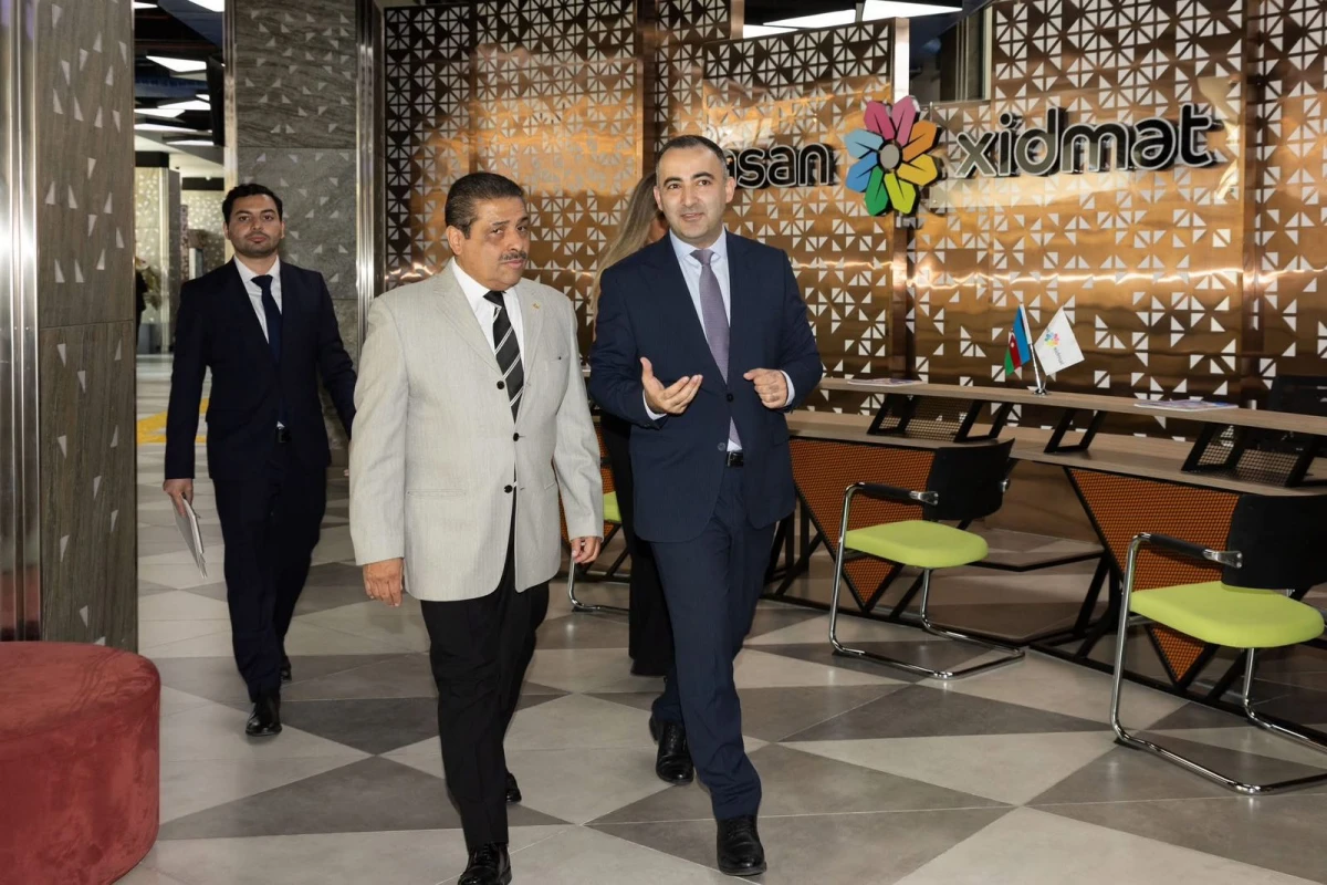 Qırğızıstanın və Kolumbiyanın səfirləri “ASAN xidmət”də — 1