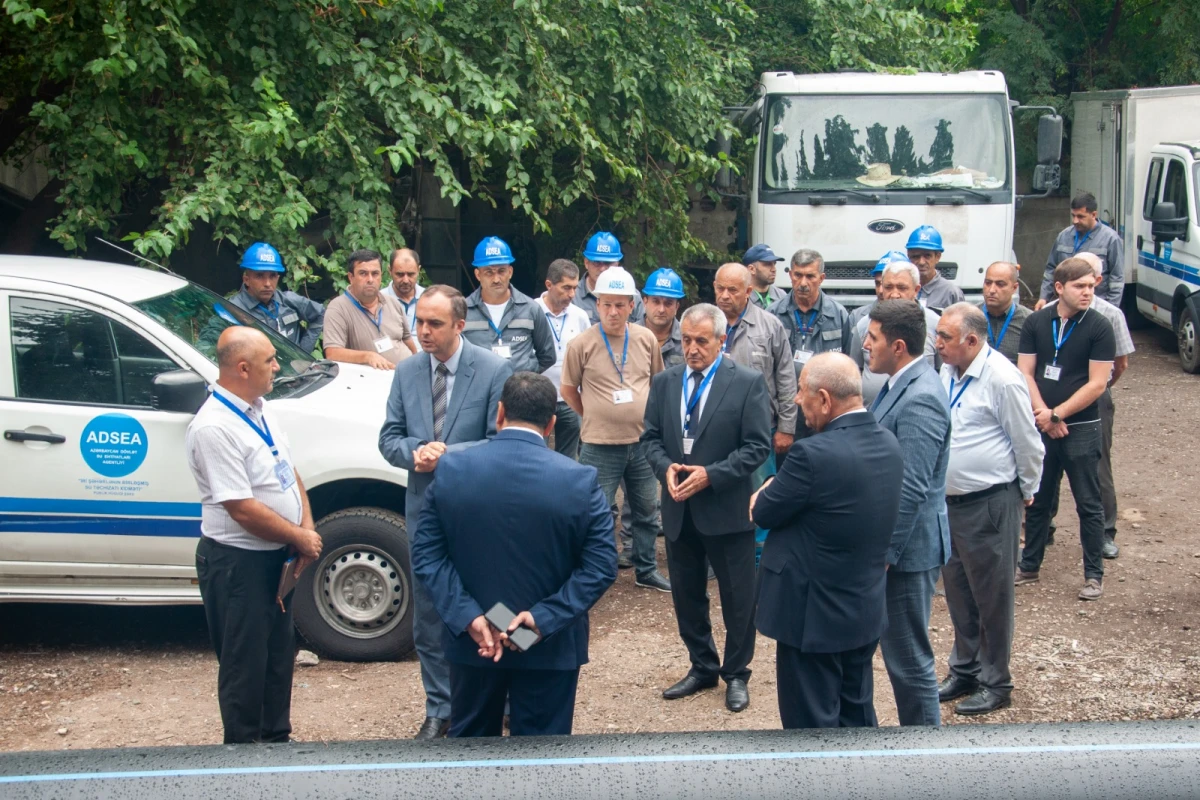 III MDB Oyunları ilə əlaqədar Mingəçevir şəhərinin su təchizatına baxış keçirildi — 2
