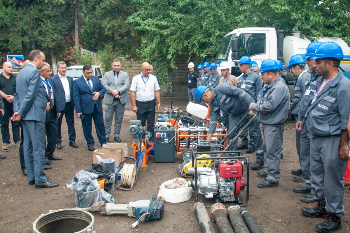 III MDB Oyunları ilə əlaqədar Mingəçevir şəhərinin su təchizatına baxış keçirildi — 3