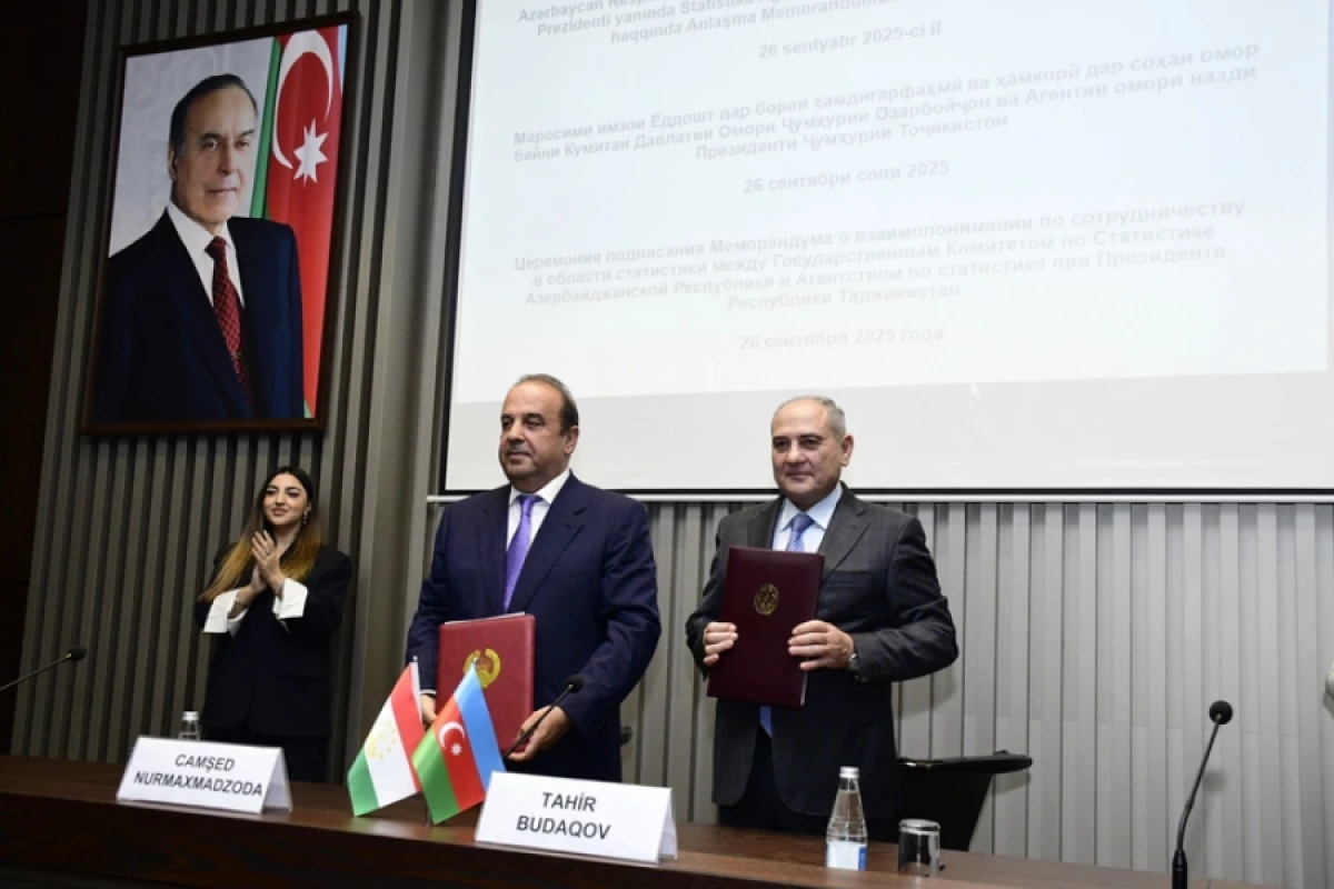 Azərbaycanla Tacikistan statistika sahəsində əməkdaşlıq edəcək