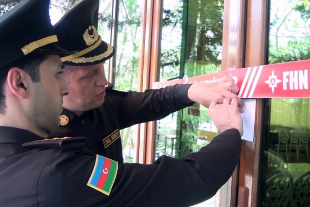 Şabranda yanğın təhlükəli restoranın fəaliyyəti dayandırıldı