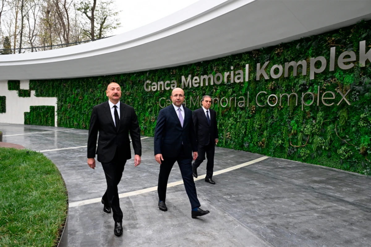 Prezident İlham Əliyev Gəncə Memorial Kompleksinin açılışında iştirak etdi - YENİLƏNDİ