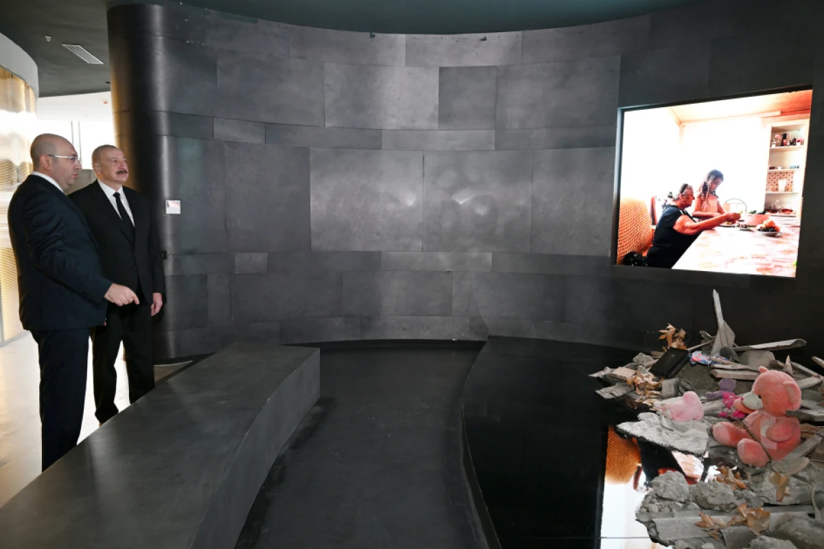 Prezident İlham Əliyev Gəncə Memorial Kompleksinin açılışında iştirak etdi - YENİLƏNDİ — 4