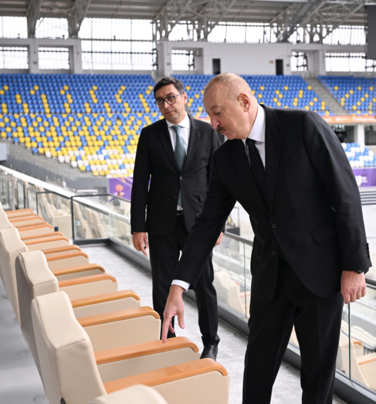 Prezident İlham Əliyev Gəncə şəhər stadionunun açılışında iştirak etdi — 1