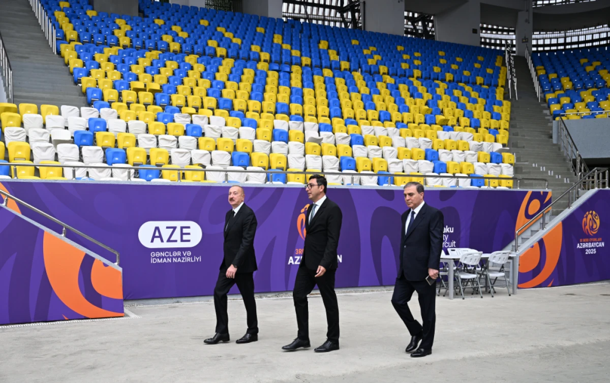 Prezident İlham Əliyev Gəncə şəhər stadionunun açılışında iştirak etdi — 6