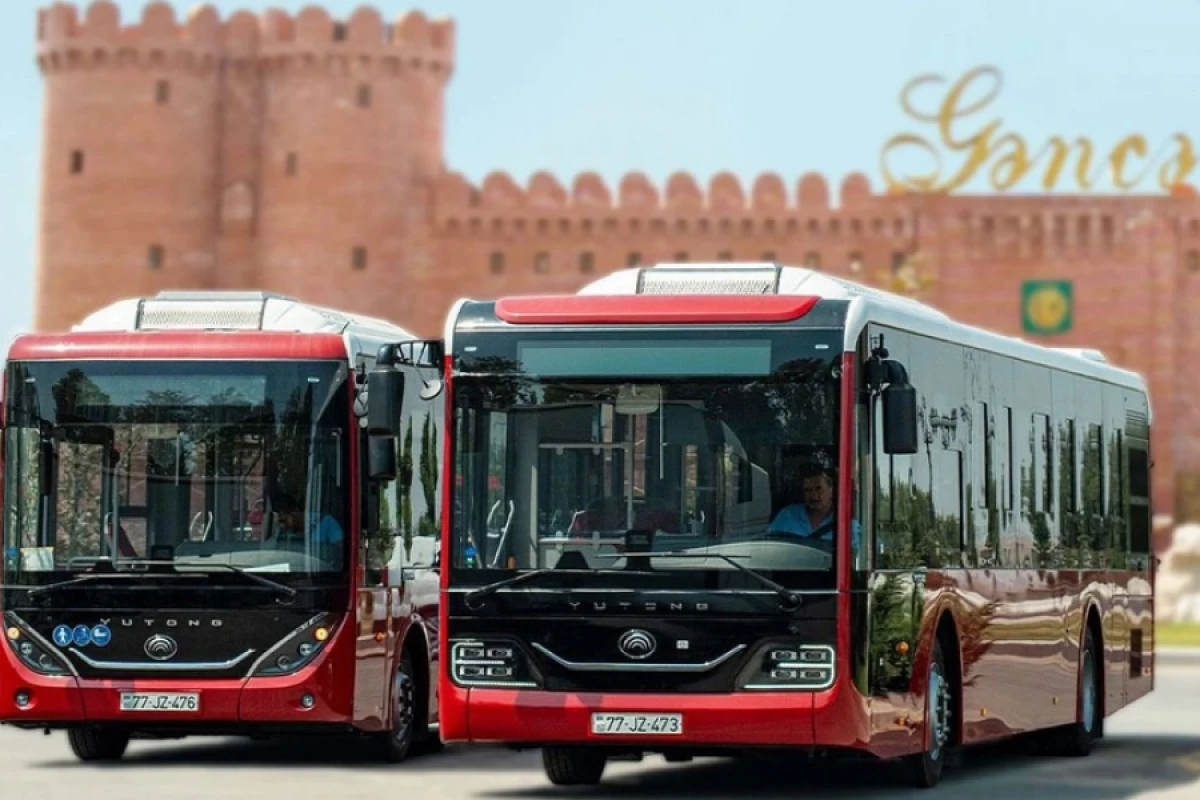 Gəncədə 22 avtobus marşrutu fəaliyyətə başlayır