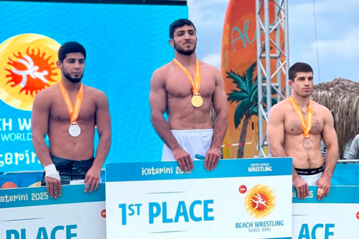 Hər iki çimərlik güləşçimiz Dünya Seriyasında medal qazandı