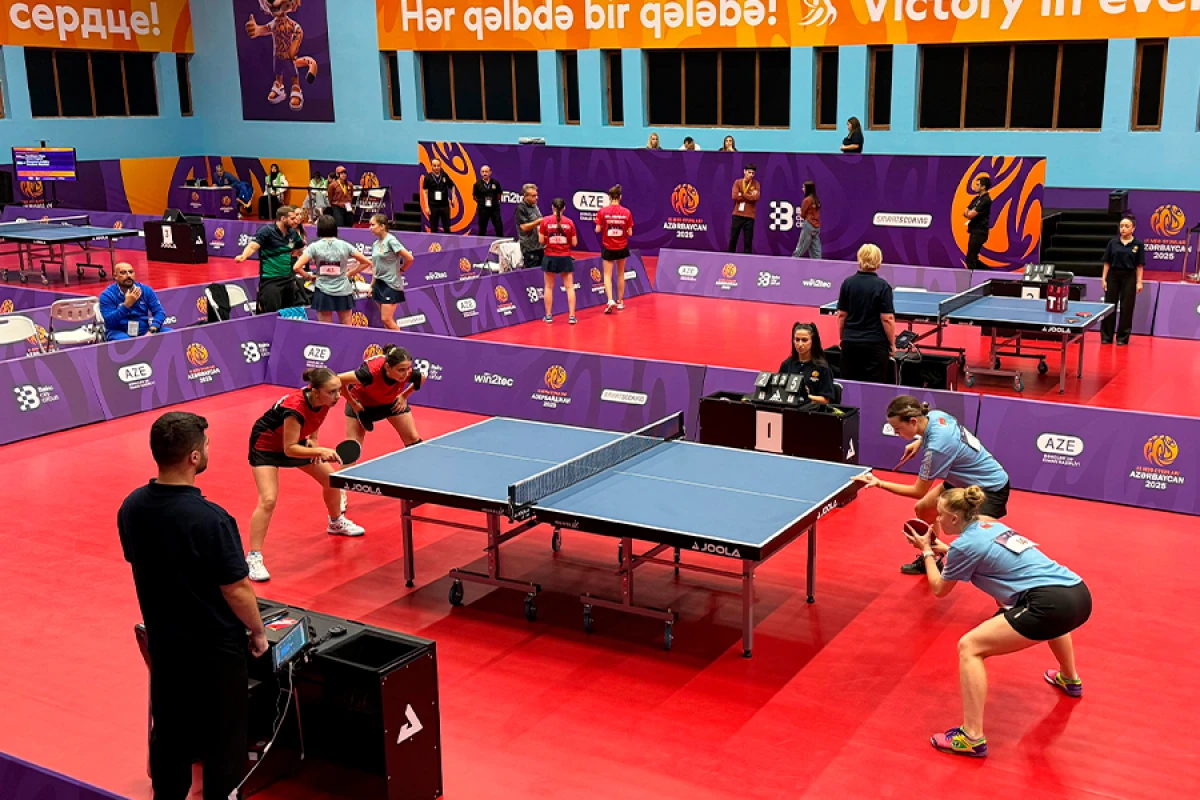 MDB Oyunları: Stolüstü tennisçilərimizin qızıl medal şansı