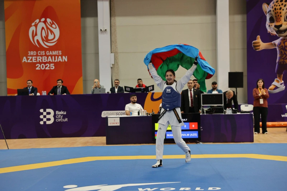 MDB Oyunları: Taekvondoçularımız günü 3 qızıl medalla başa vurdular