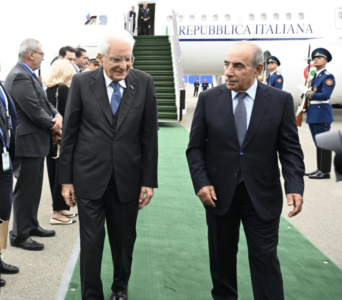 İtaliya Prezidenti Sercio Mattarella Azərbaycana rəsmi səfərə gəldi — 1