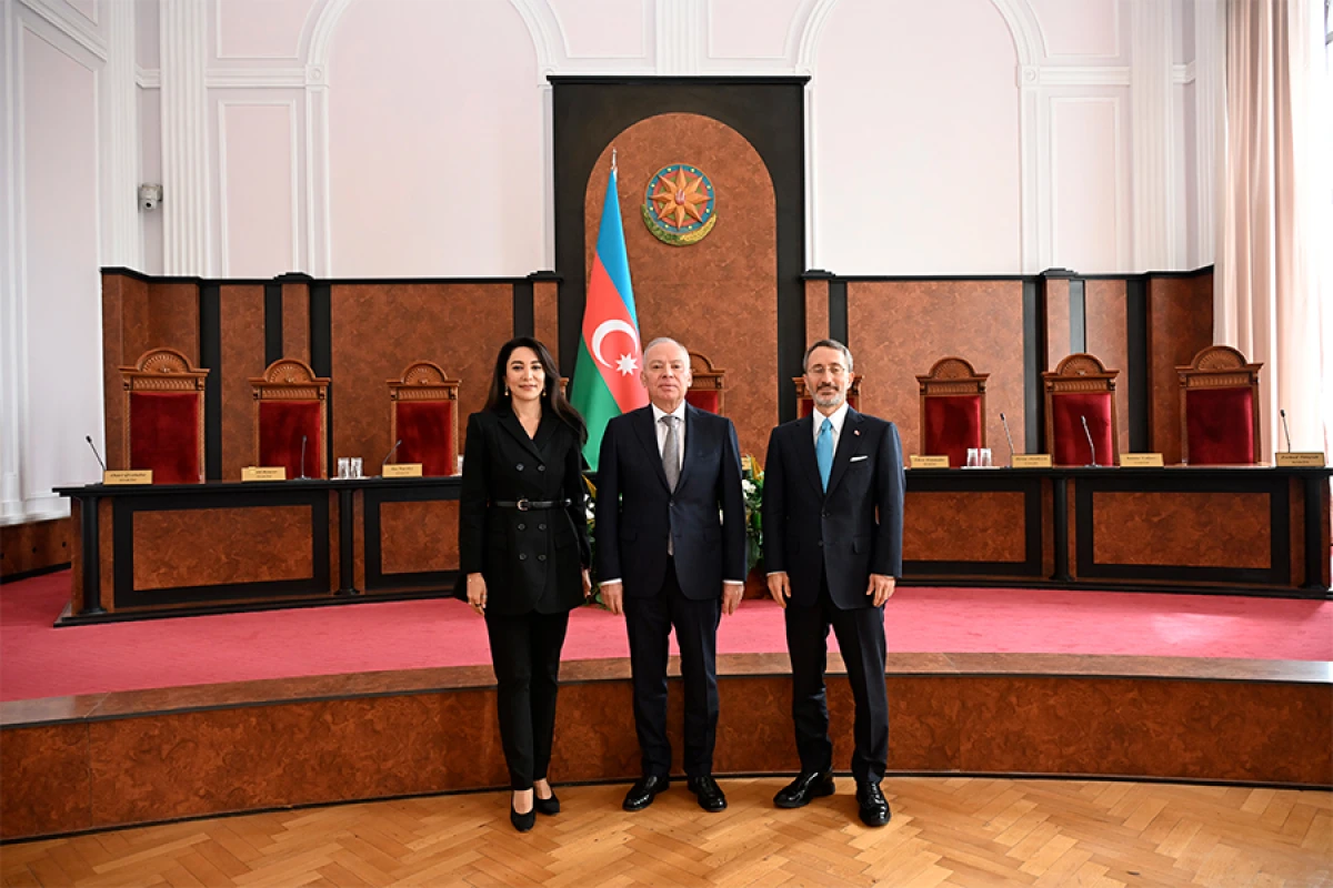 Fahrettin Altun Azərbaycanda səfərdədir