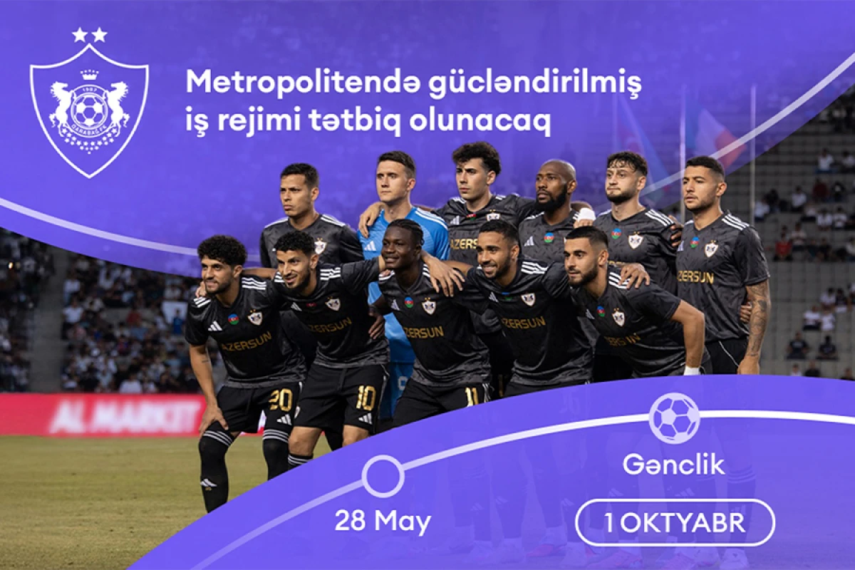 Bakı metropoliteni gücləndirilmiş rejimdə çalışacaq