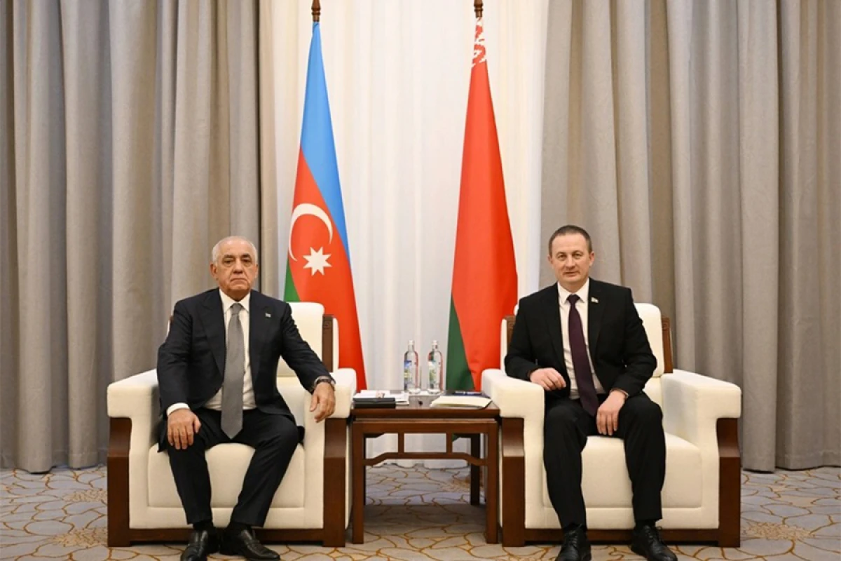 Minskdə Azərbaycan və Belarus baş nazirləri görüşdü