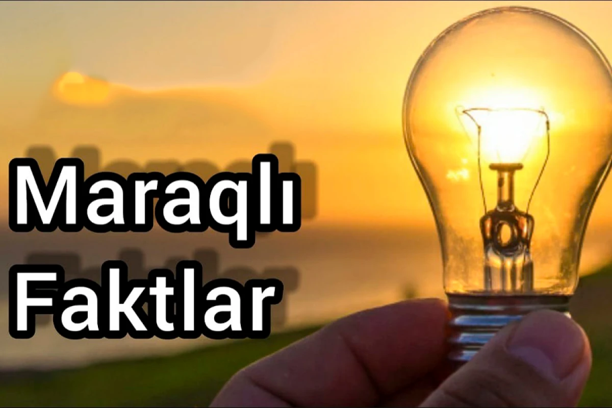 Bəs siz bu maraqlı faktları bilirdinizmi?