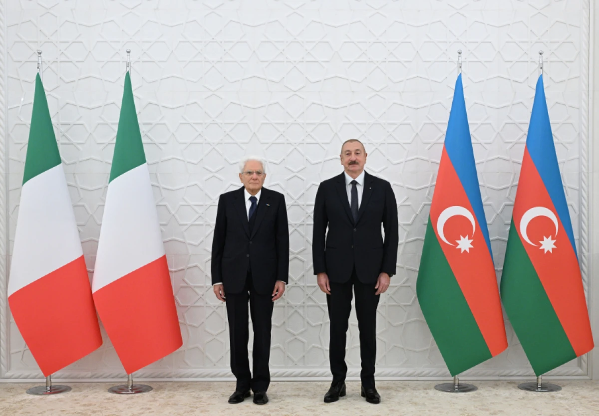 İtaliya Prezidentinin Bakıda rəsmi qarşılanma mərasimi keçirildi - YENİLƏNDİ — 1