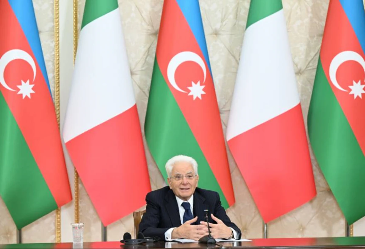 Matarella: "İtaliya Azərbaycanla dostluqdan çox məmnundur və bunu ən yüksək səviyyəyə qaldırmaq istəyir"