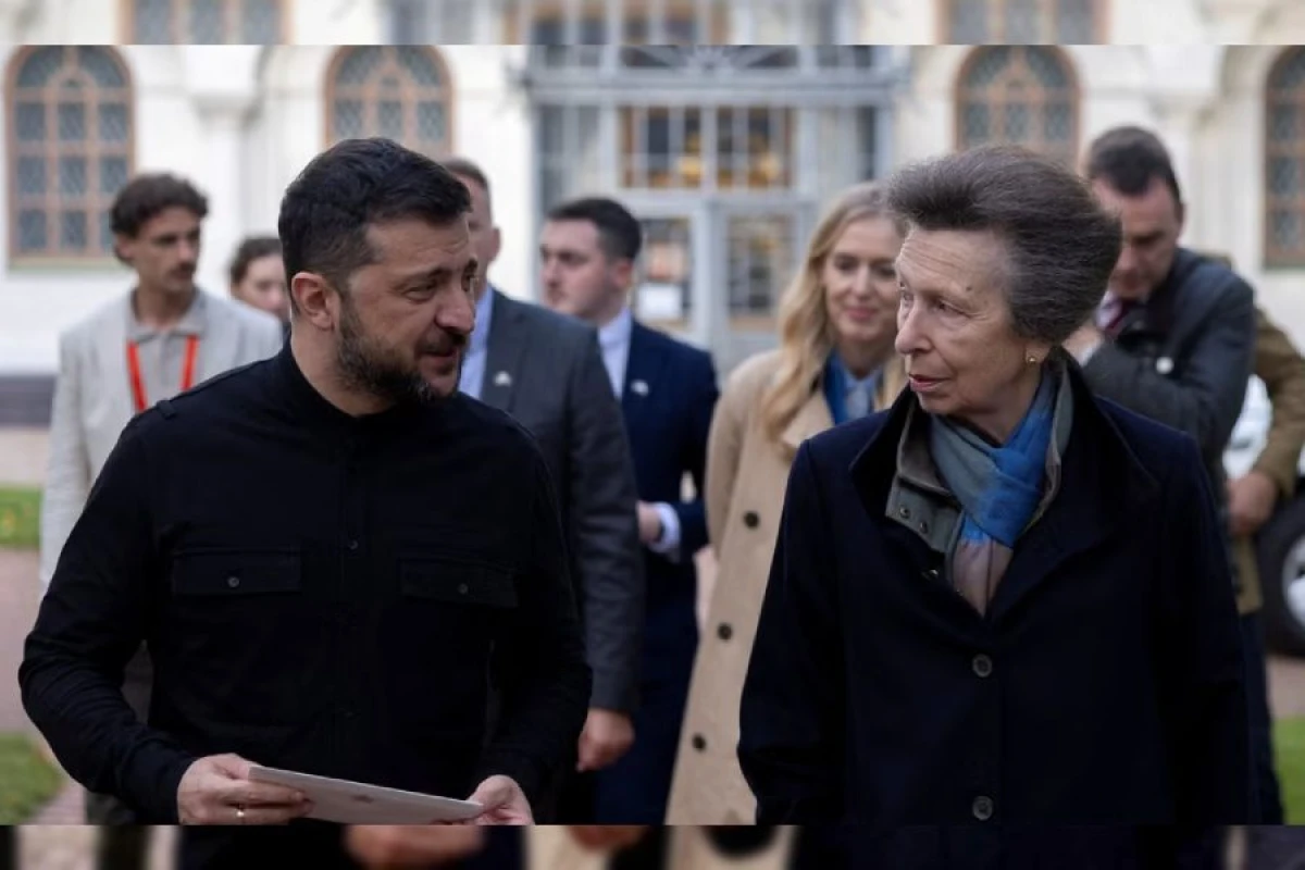 Zelenski Britaniya şahzadəsi ilə görüşdü