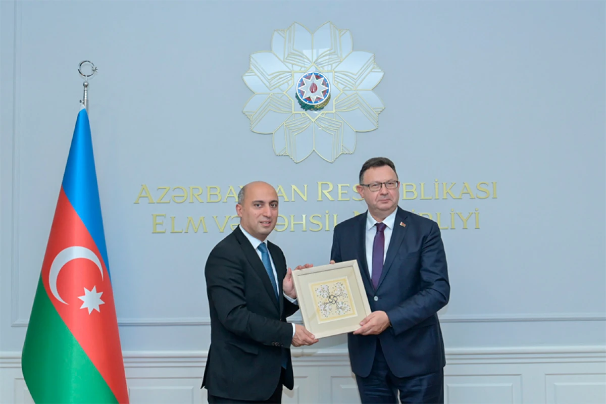 Belarus səfiri və təhsil naziri əməkdaşlıq perspektivlərini müzakirə etdi
