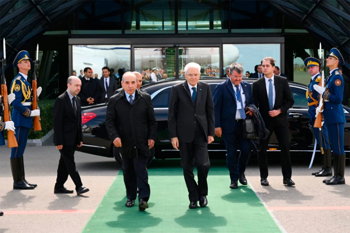 İtaliya Prezidentinin Azərbaycana səfəri başa çatdı