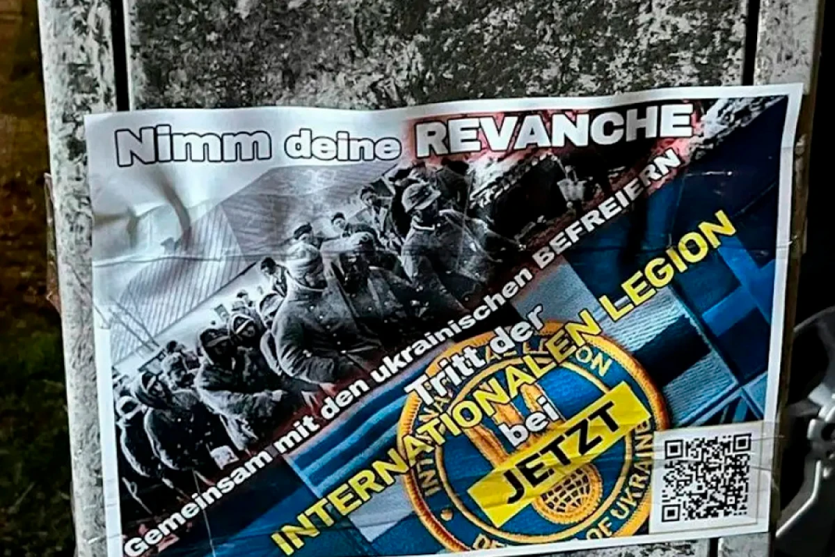 Berlin küçələrində müəmmalı vərəqələr asıldı