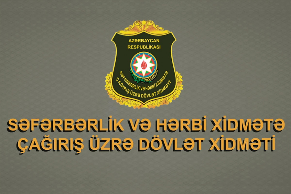 Səfərbərlik Xidməti korrupsiya ilə bağlı 75 nəfər barəsində Baş Prokurorluğa müraciət etdi