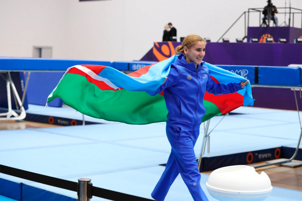 MDB Oyunları: Daha bir qızıl medal batut gimnastlarından gəldi