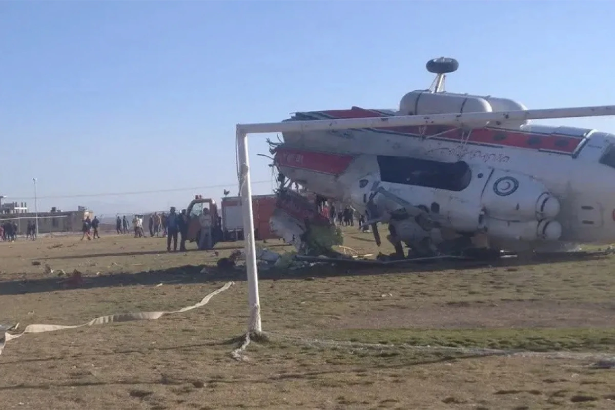 İranda Qırmızı Aypara helikopteri qəzaya uğradı: Ölənlər var