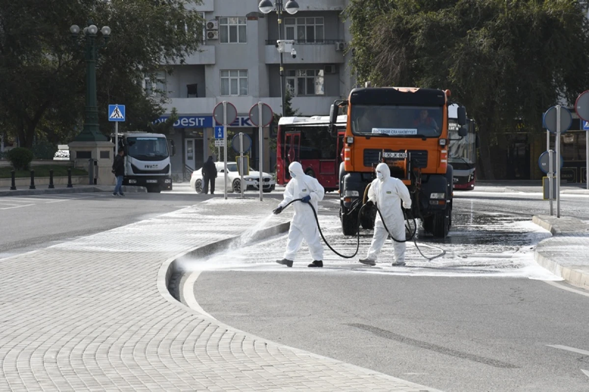 Paytaxtda növbəti təmizlik işləri aparıldı — 7