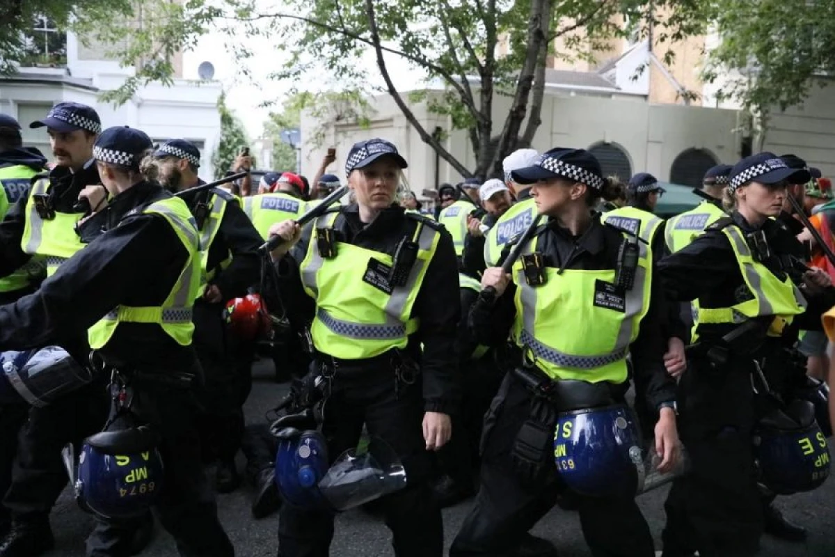 Londonda Fələstini dəstəkləyən 500-ə yaxın nəfər həbs edildi