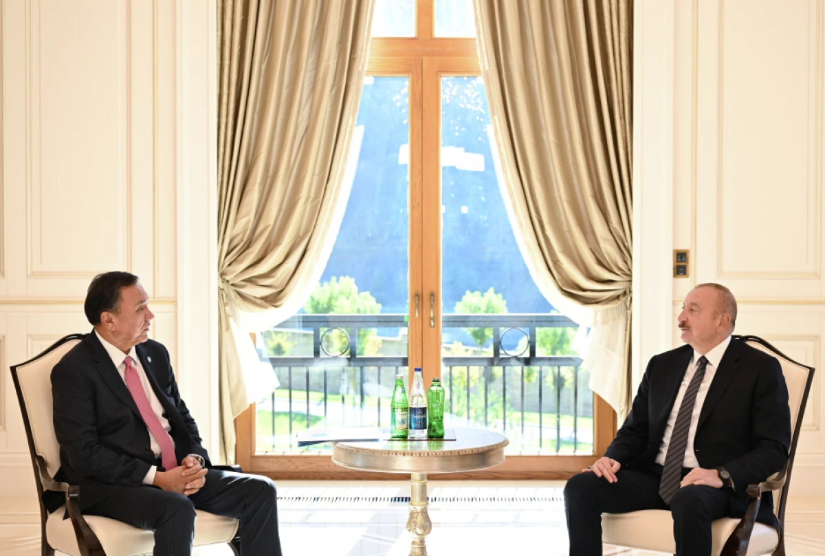 Prezident Qəbələdə Türk Dövlətləri Təşkilatının Baş katibini qəbul etdi — 3