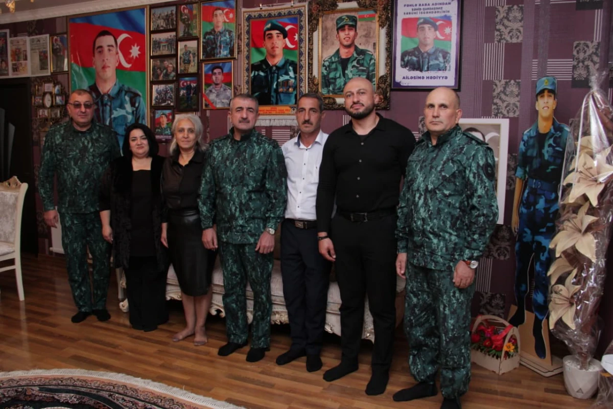 DSX-nin rəhbər heyəti şəhid ailələrini ziyarət etdi — 1