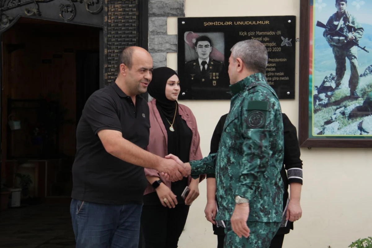 DSX-nin rəhbər heyəti şəhid ailələrini ziyarət etdi — 5