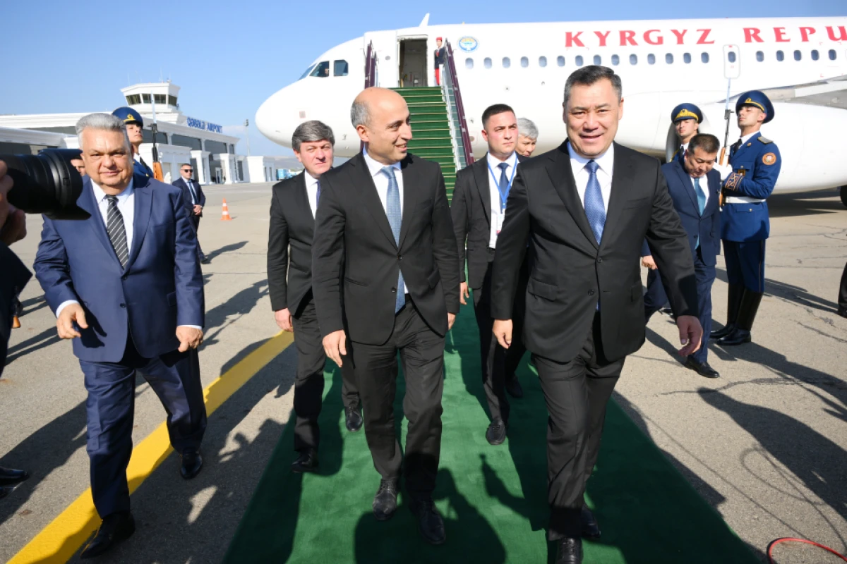 Sadır Japarov Azərbaycana səfərə gəldi — 1