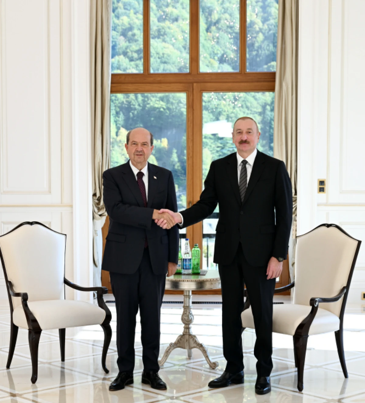 İlham Əliyev Qəbələdə Şimali Kipr Türk Cümhuriyyətinin Prezidenti ilə görüşdü — 3