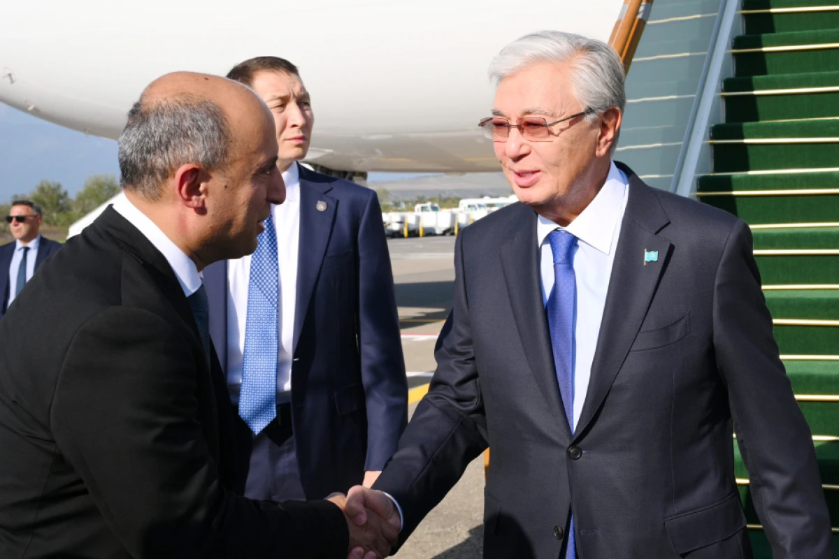 Kasım-Jomart Tokayev Azərbaycana səfərə gəldi — 1