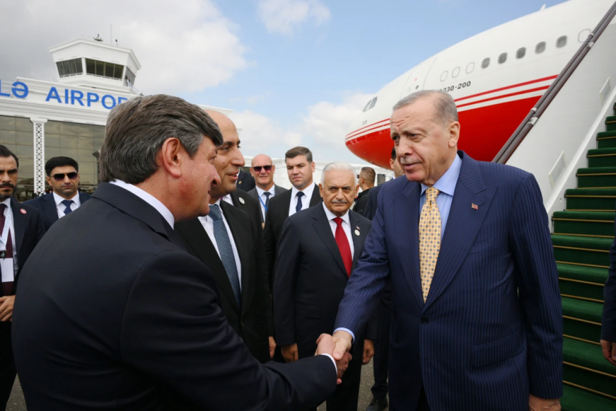 Ərdoğan Azərbaycana səfərə gəldi - YENİLƏNDİ — 2