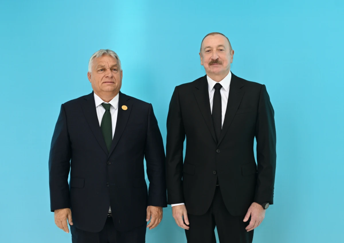 Prezident dövlət və hökumət başçılarını qarşıladı - YENİLƏNDİ — 1
