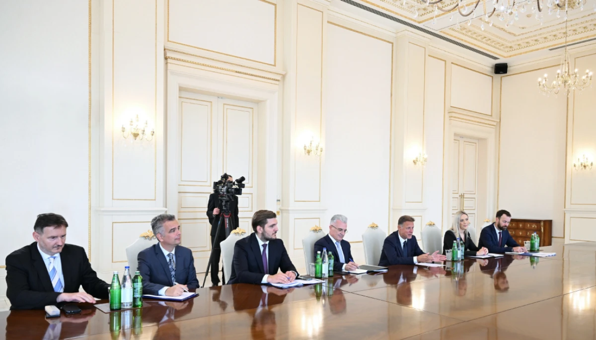 Prezident İlham Əliyev Xorvatiya parlamentinin nümayəndə heyətini qəbul etdi — 1