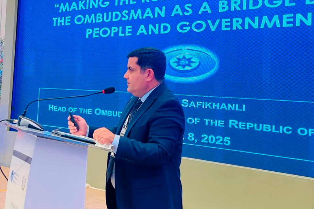 Ombudsman Aparatının rəhbəri beynəlxalq konfransda iştirak etdi
