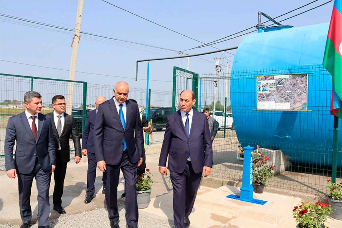 Güloğlular kəndində 3178 nəfər içməli su ilə təmin olundu