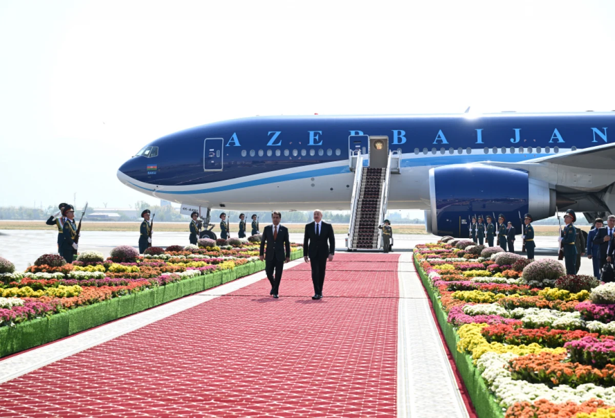 Azərbaycan Prezidenti İlham Əliyev Tacikistana səfərə gəldi — 3