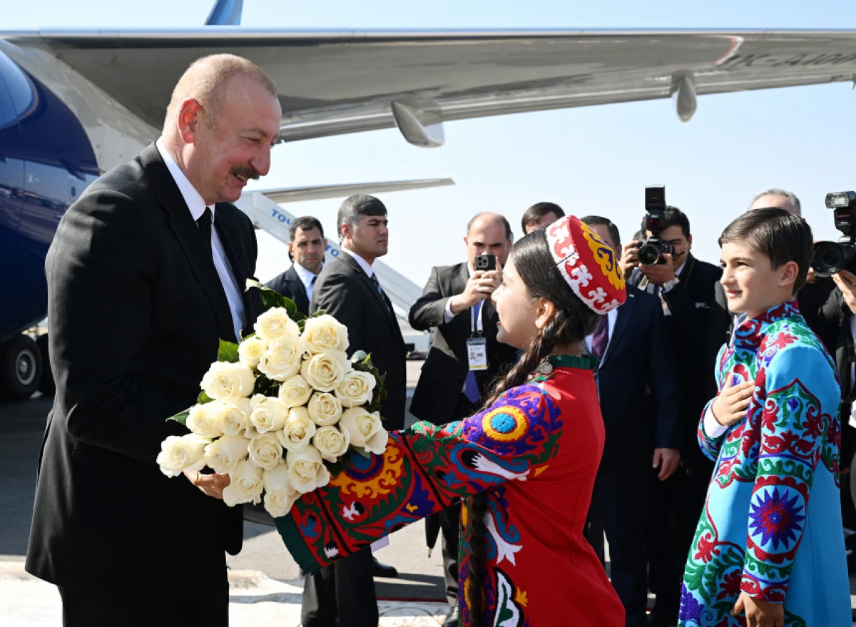 Azərbaycan Prezidenti İlham Əliyev Tacikistana səfərə gəldi — 5