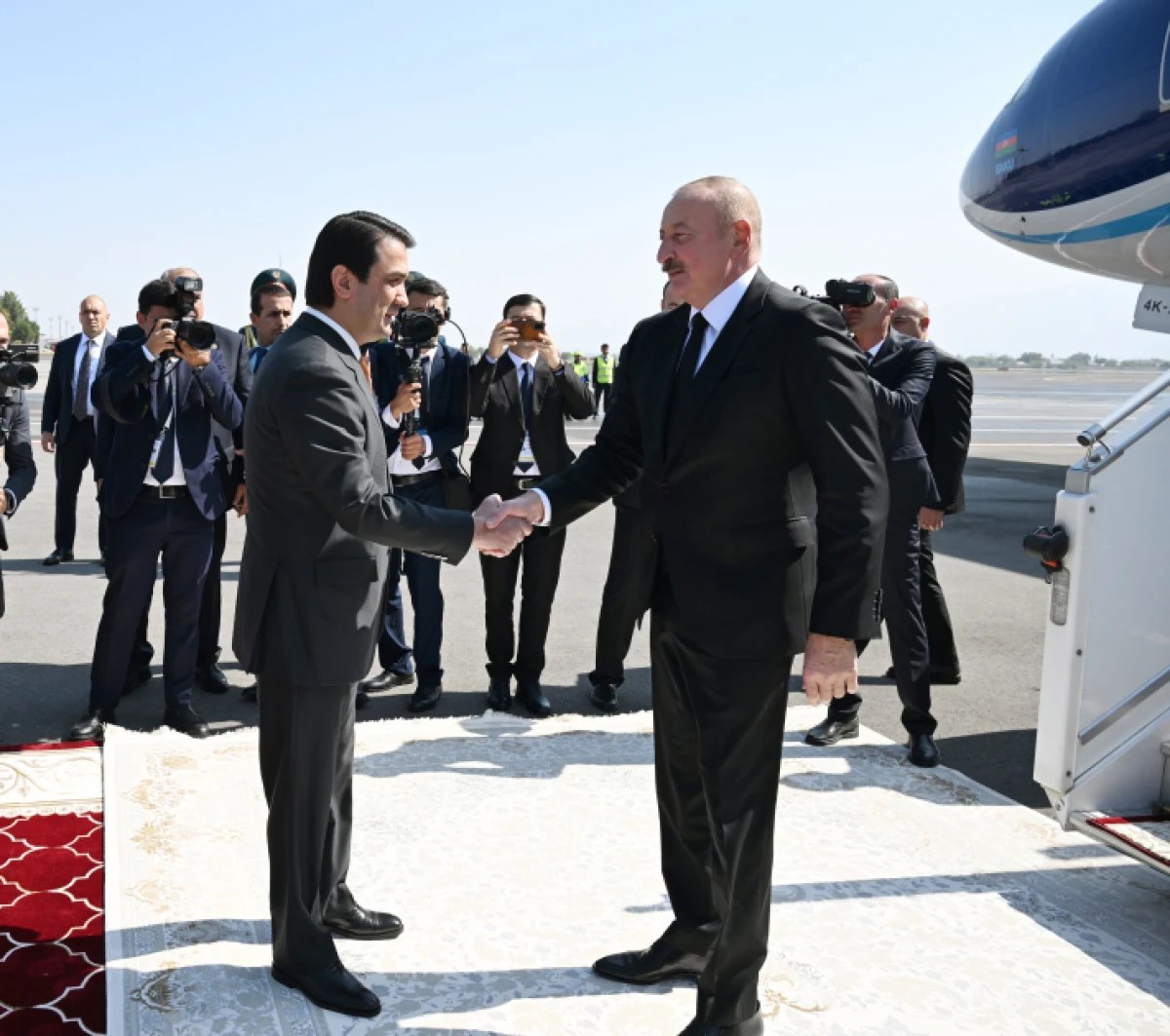 Azərbaycan Prezidenti İlham Əliyev Tacikistana səfərə gəldi — 6
