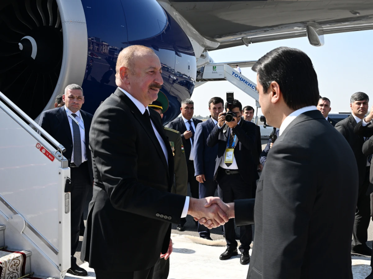 Azərbaycan Prezidenti İlham Əliyev Tacikistana səfərə gəldi — 7